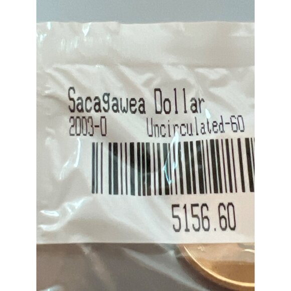 2003-D Sacagawea Dollar Coin Uncirculated-60 Littleton Coin Company - Picture 2 of 3